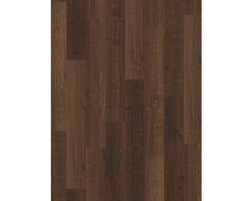 Sol vinyle marron foncé aspect bois