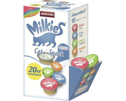 Friandises pour chats animonda Milkies Sélection 20 x 15 g