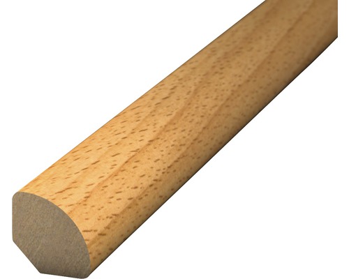 Prinz Viertelstab MDF Buche mittel 12 x 12 x 2500 mm Holzleiste, Viertelstabprofil