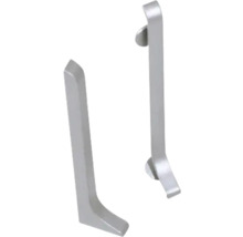 Deux butées de porte en métal