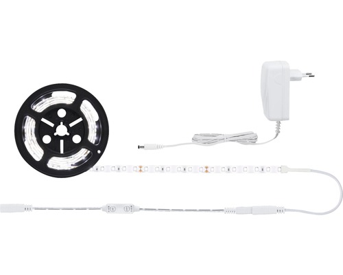 LED-Streifen mit Netzteil und Steuerung auf einer Spule