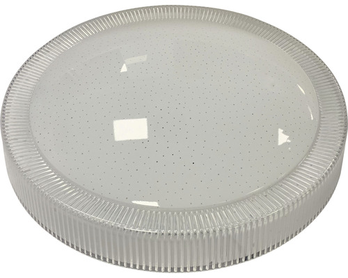 Plafonnier LED FLAIR métal/plastique 23 W 2600 lm 3000 K blanc chaud hxØ 115x405 mm Nahn blanc