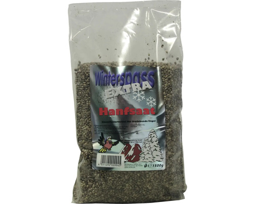 Nourriture d'hiver pour oiseaux Graines de chanvre pelées Plaisir hivernal Extra 1,5 kg Nourriture d'hiver pour oiseaux Graines de chanvre pelées Plaisir hivernal Extra 1,5 kg