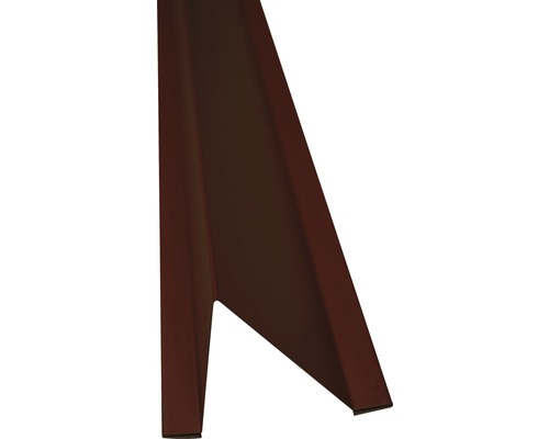 PRECIT Schneestopper Schokoladenbraun RAL 8017 1000 mm x 70 mm x 88 mm Metalltischbein in Trapezform