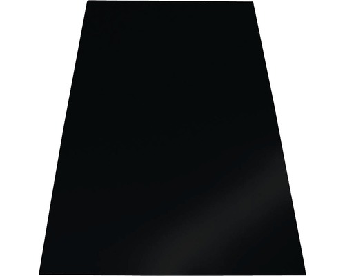 Tôle de cheminée PRECIT noir foncé RAL 9005 1250 x 1000 x 0,5 mm