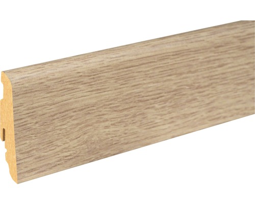 SKANDOR Sockelleiste Eiche beige FOEI530 FU60L 19x58x2400 mm Sockelleiste mit Holzstruktur