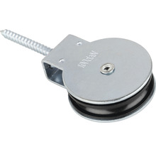 Drahtseilrolle mit Schraube