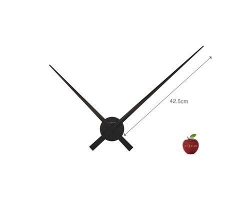 Aiguilles Nextime noires d''une longueur de 42,5 cm.