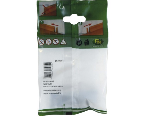 Dos de l''emballage de produits en bois avec instructions de montage et informations sur le fabricant