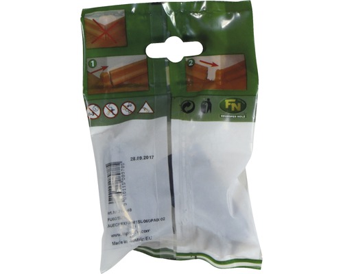 Emballage de chevilles avec instructions de montage