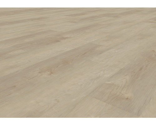 Revêtement de sol en stratifié clair avec structure en bois