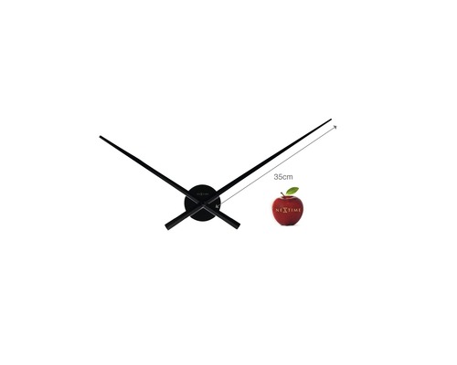 Nextime Logo Wanduhr, circa 35 cm