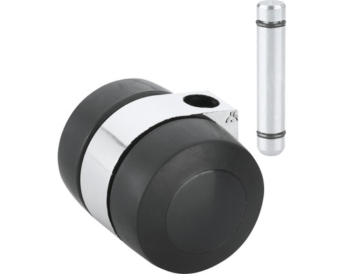 Roulette double design Tarrox polyamide jusqu'à 50 kg, 35 mm avec tige 8 mm