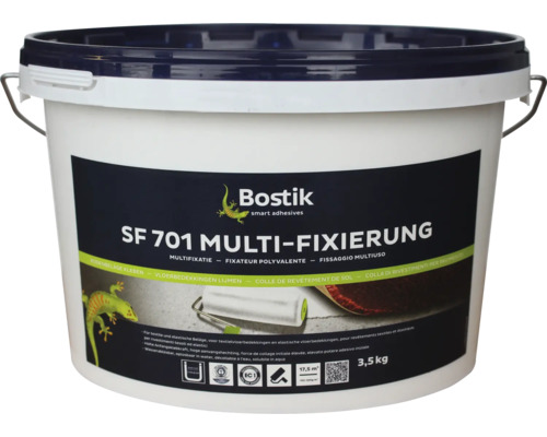 Bostik SF 701 Universalfixierung für PVC und Teppich 3,5 kg Bostik SF 701 Multi-Fixierung Klebstoff im Eimer, 3,5 Kilogramm