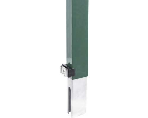 Set de réhausse de clôture 800 mm pour poteaux 60x40 mm vert Poteau de clôture avec support