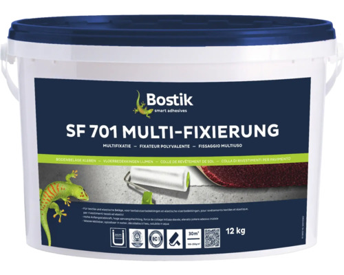 Bostik SF 701 Universalfixierung für PVC und Teppich 12 kg Eimer Bostik SF 701 Multi-Fixierung Bodenbelagskleber, 12 Kilogramm