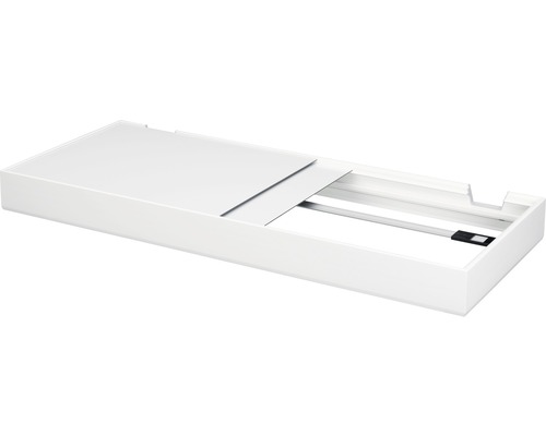 Weißer Schubladeneinsatz für einen organisierten Stauraum