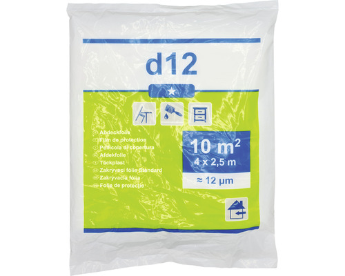 Film de protection, 10 mètres carrés, 4 mètres sur 2,5 mètres