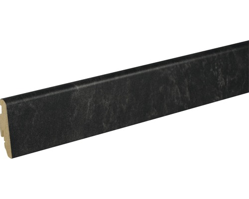 SKANDOR Sockelleiste Black Slate FU60L 19 x 58 x 2400 mm
