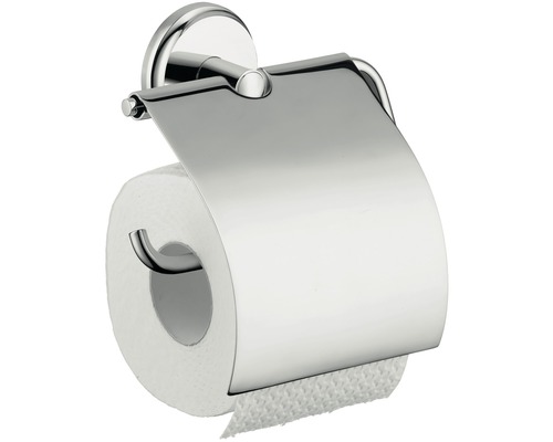 Toilettenpapierhalter mit Deckel hansgrohe LogisClassic chrom