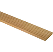 Planche pour terrasses Bangkirai 2400x145x25 mm pose infinie