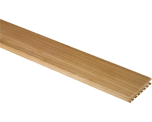 Terrassendiele aus Holz mit Rillenprofil