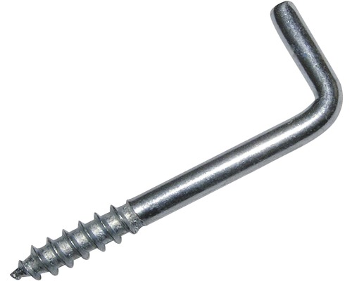 Schraubhaken gerade 2,9x30 mm 100 Stück Haken mit Gewinde zum Einschrauben