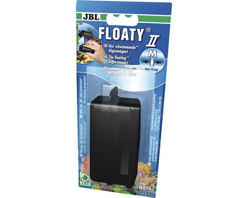 Lave-vitre JBL Floaty II aimant flottant nettoyeur d'algues taille M JBL Floaty II M aimant anti-algues pour aquariums