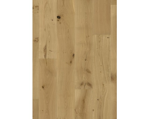 Planches de parquet en chêne clair avec nœuds