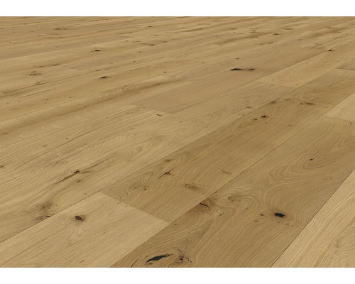 Parquet en chêne posé