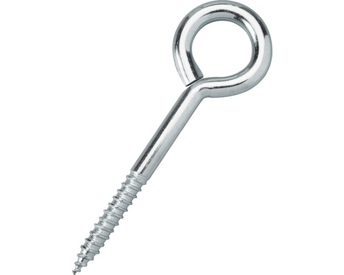 Ringschraube 7,8x100 mm galv. verzinkt, 10 Stück Ösenschraube aus Metall