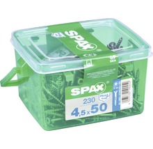 Spax Schrauben 4,5x50 mm im Behälter