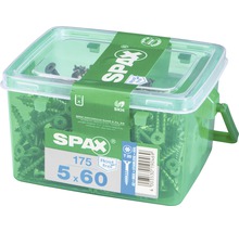 Spax Universalschrauben im transparenten Behälter, 5x60 mm, 175 Stück
