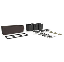 Lechuza Kit complet de jardinière avec insert, kit d''irrigation et substrat