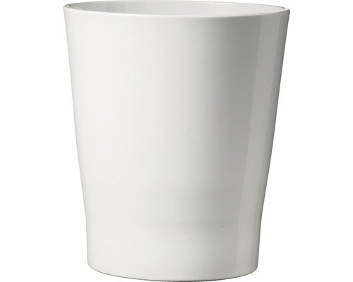Pot de fleurs en céramique blanc
