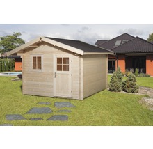 Gartenhaus weka 107 Gr.4 mit Fußboden 280 x 380 cm natur