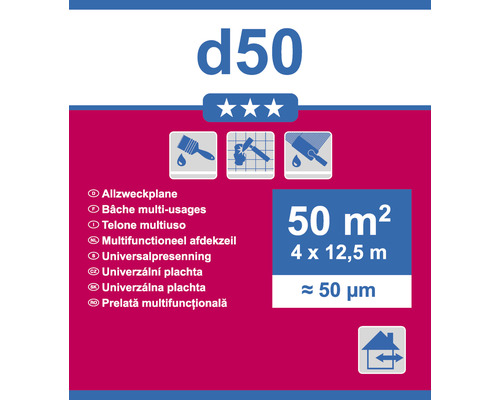Allzweckplane transparent 4 x 12,5 m 50 m² Allzweckplane transparent 4 x 12,5 m 50 m²