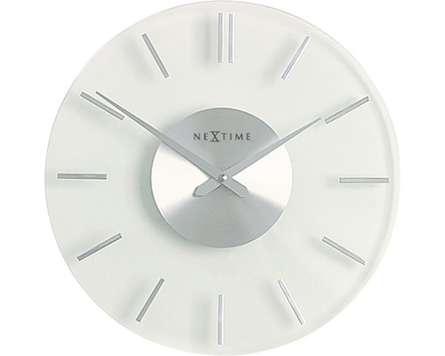 Nextime Wanduhr aus Glas