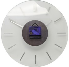 Horloge murale Stripe aluminium/verre Ø 31 cm
