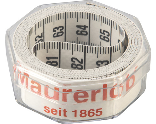 Maurerbandmaß in transparenter Box