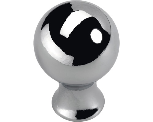 Möbelknopf aus Metall in Kugelform