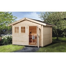 Gartenhaus weka 139 Gr.1 mit Fußboden 380 x 280 cm natur