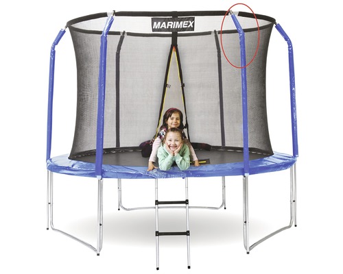 Barre supérieure filet de sécurité, pièce de rechange pour trampoline Marimex Ø 305 cm réf. 5492906