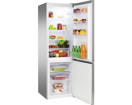 Réfrigérateur ouvert avec des aliments