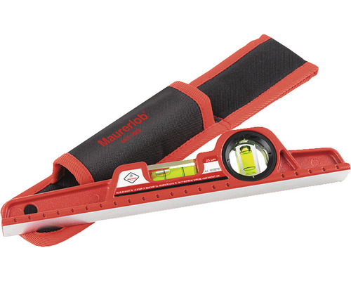 Maurerlob Wasserwaage 25 cm mit Tasche