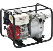 Pompe à eau chargée Honda WT30X dans un cadre tubulaire en acier