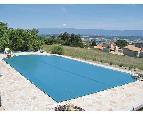 Bâche de recouvrement de sécurité 580 mm pour piscine - Fabrication sur mesure Piscine couverte avec couverture de piscine à l''extérieur