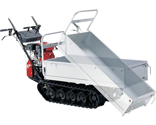 Honda Motorschubkarre mit Raupenantrieb und Mulde