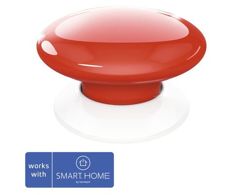 Fibaro Smart Button rouge SMART HOME by hornbach