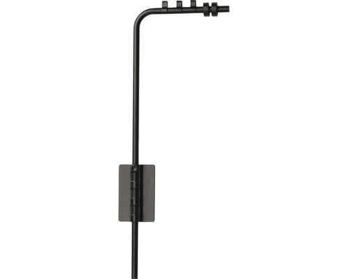 Porte-serviettes mural en métal